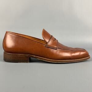 BARRETT x WILKES BASHFORD Size 7.5 Tan Leather Slip On Loafers